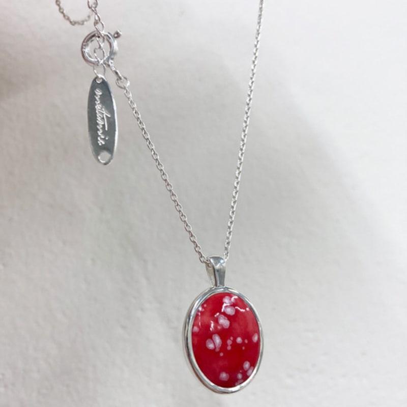 metamic Classic Necklace (Mushroom Red)