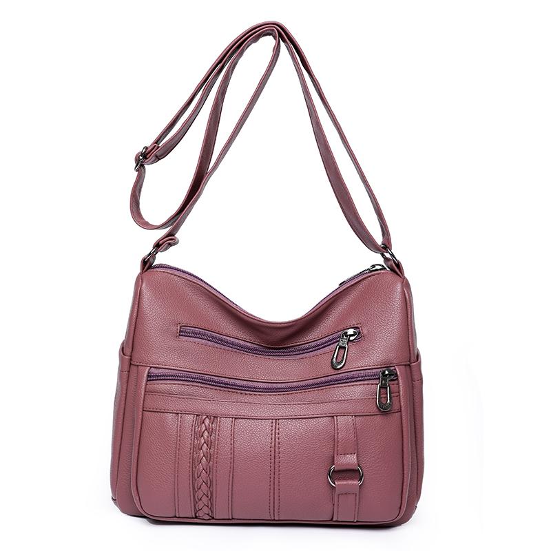 Designer Multi-pocket Crossbody Shoulder Bag For Women 2023 SacHigh Quality Soft Leather Luxury Purses and Handbags Women's Bag