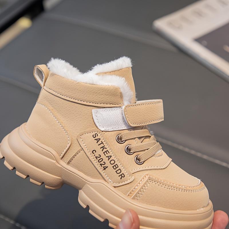 New Autumn And Winter Plush Warm Snow Boots for Girls Casual Sports Shoes for Boys