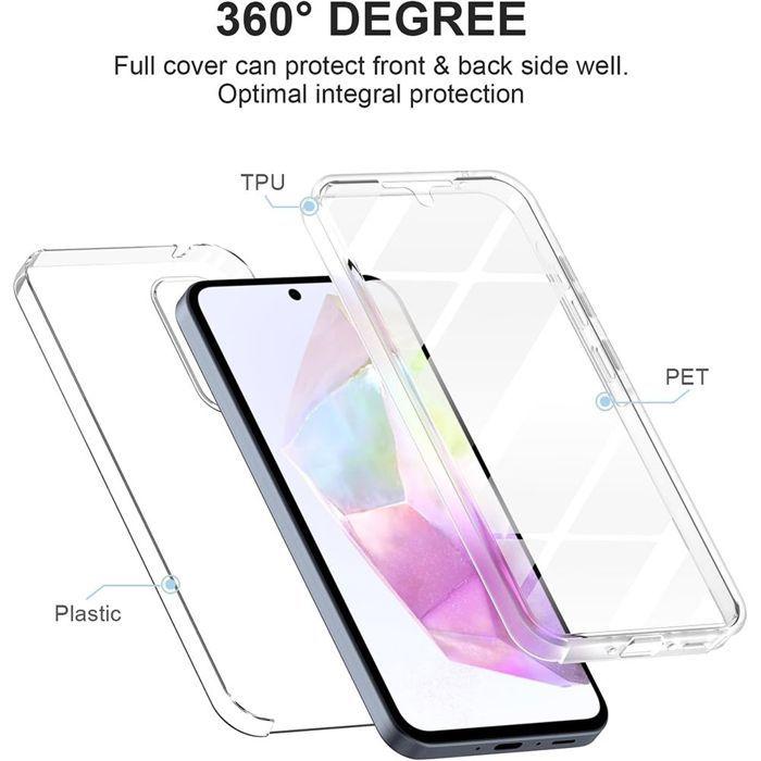 Coque de protection - BOOLING® - pour Samsung Galaxy A36 5G - Transparente - Antichoc - Anti-rayures