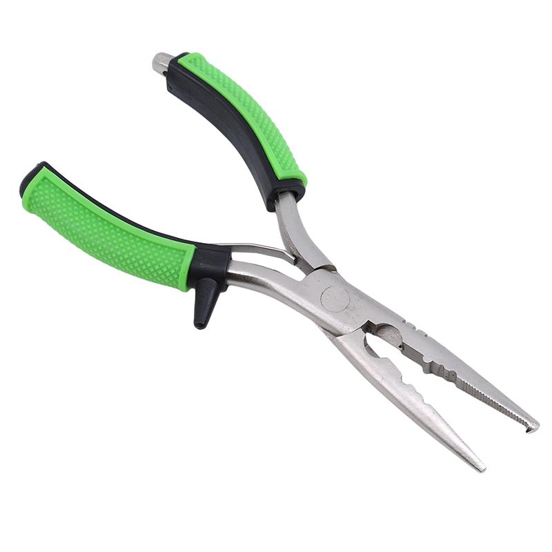 Fishing Pliers Scissors Fishing Gear with Rubber Handle Fishing Tool Fishing Tackle