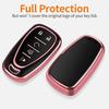 Sindeda For Chevrolet Key Fob Cover With Keychain Soft Full Protection Key Shell Key Case Compatible With 2016-2025 Chevy Equinox Malibu Spark Cruze
