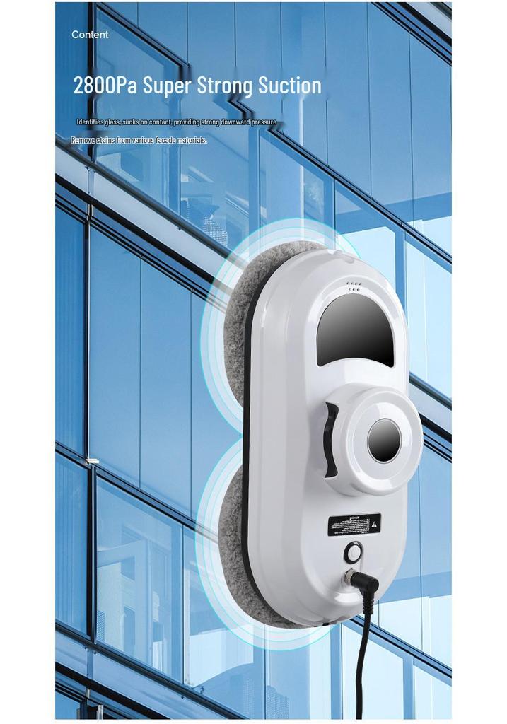 Vollautomatischer elektrischer Fensterreinigungsroboter mit Fernbedienung für Außenfenster von Hochhäusern