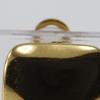Chanel COCO Mark Herz Ohrring Klee Vintage Braun Vergoldet/Kunststoffherz 36g Damen Gebraucht