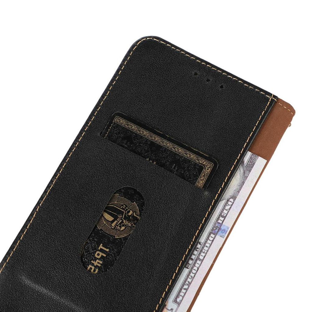 KHAZNEH Etui dla Xiaomi Redmi Note 14 Pro 5G/Poco X7 5G Portfel z prawdziwej skóry bydlęcej Pokrowiec na telefon Tekstura Nappa