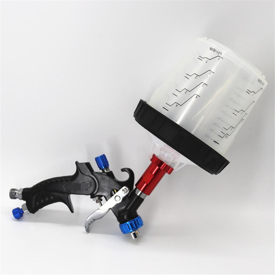 Mini HVLP Spray Gun Car Detail Touch Up Paint Sprayer Spot Repair 1.0mm w/ Cup