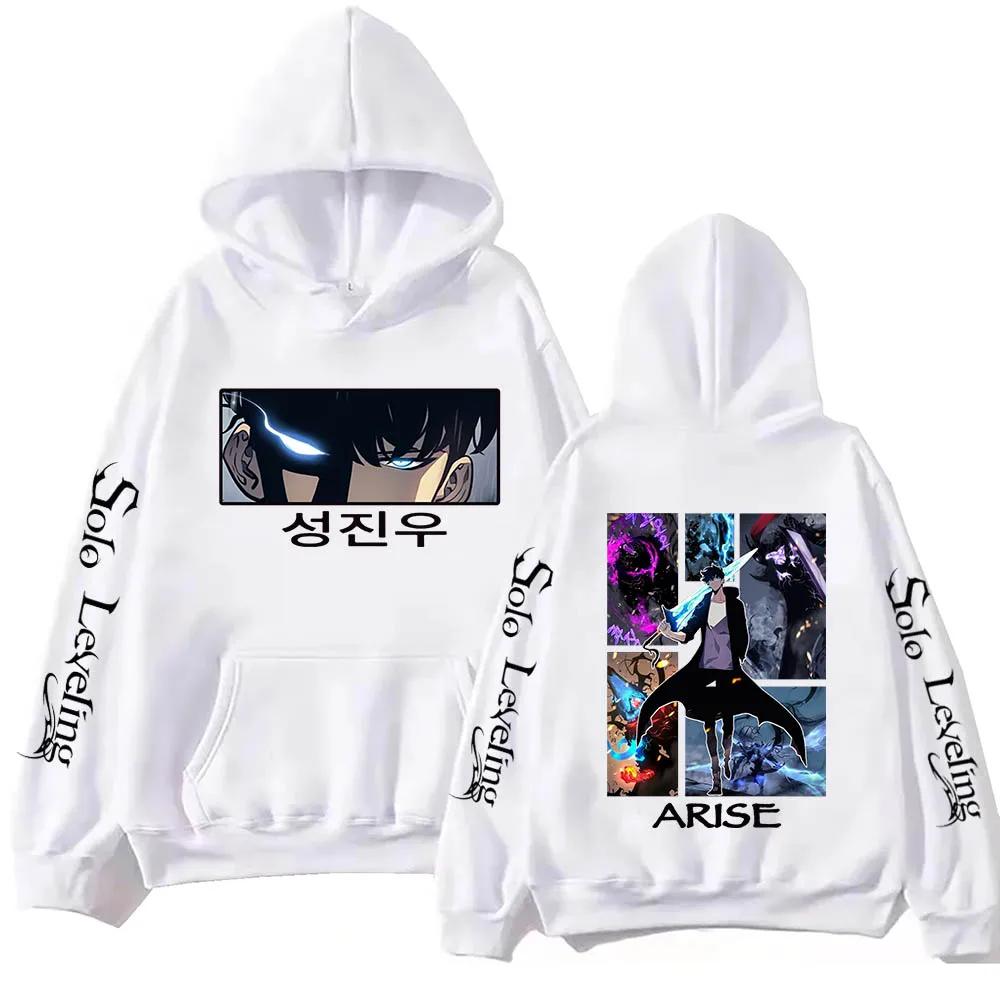 Solo Seveling Hot Anime Hoodie Harajuku Hip Hop Pullover Tops Sweatshirt Fans Gift