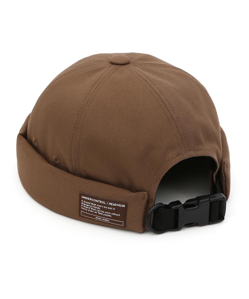 Eondeokeonteulol Cotton Brimless Cap Mold Cap / Twill Cotton / D Brown