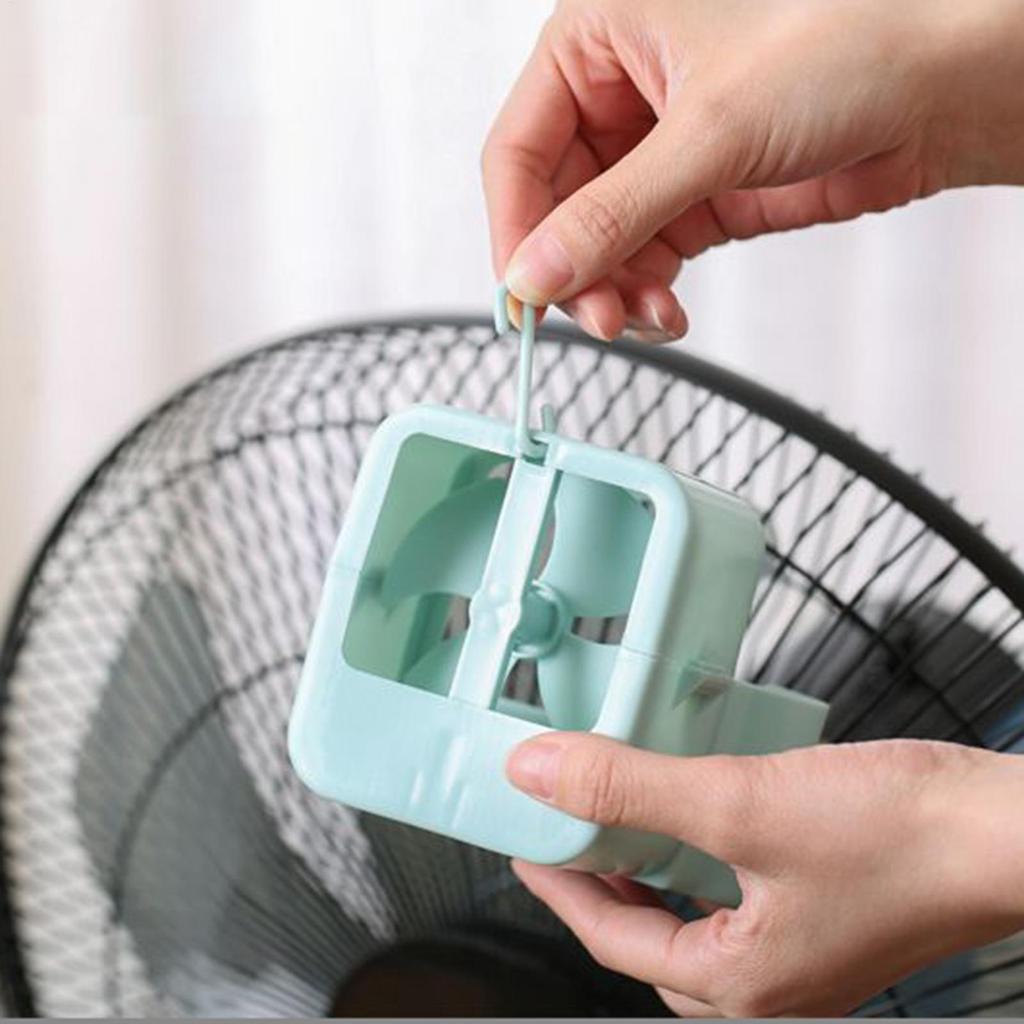 Electric Fan Hanging Cooling Tool with 4 Ice Cup Household Floor Fan Mist Cooling Adapter Hangable Ice Holder Cooler Accessories