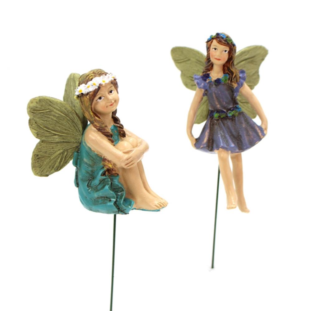 Home Decor Ornaments Dollhouse Miniature Fairies Figurines Fairy Garden Accessories Outdoor Decor