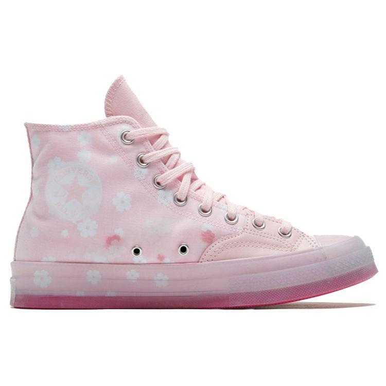 Converse Chuck 70 High Sakura Cherry Blossom Unisex Sneakers Pink White 166752C