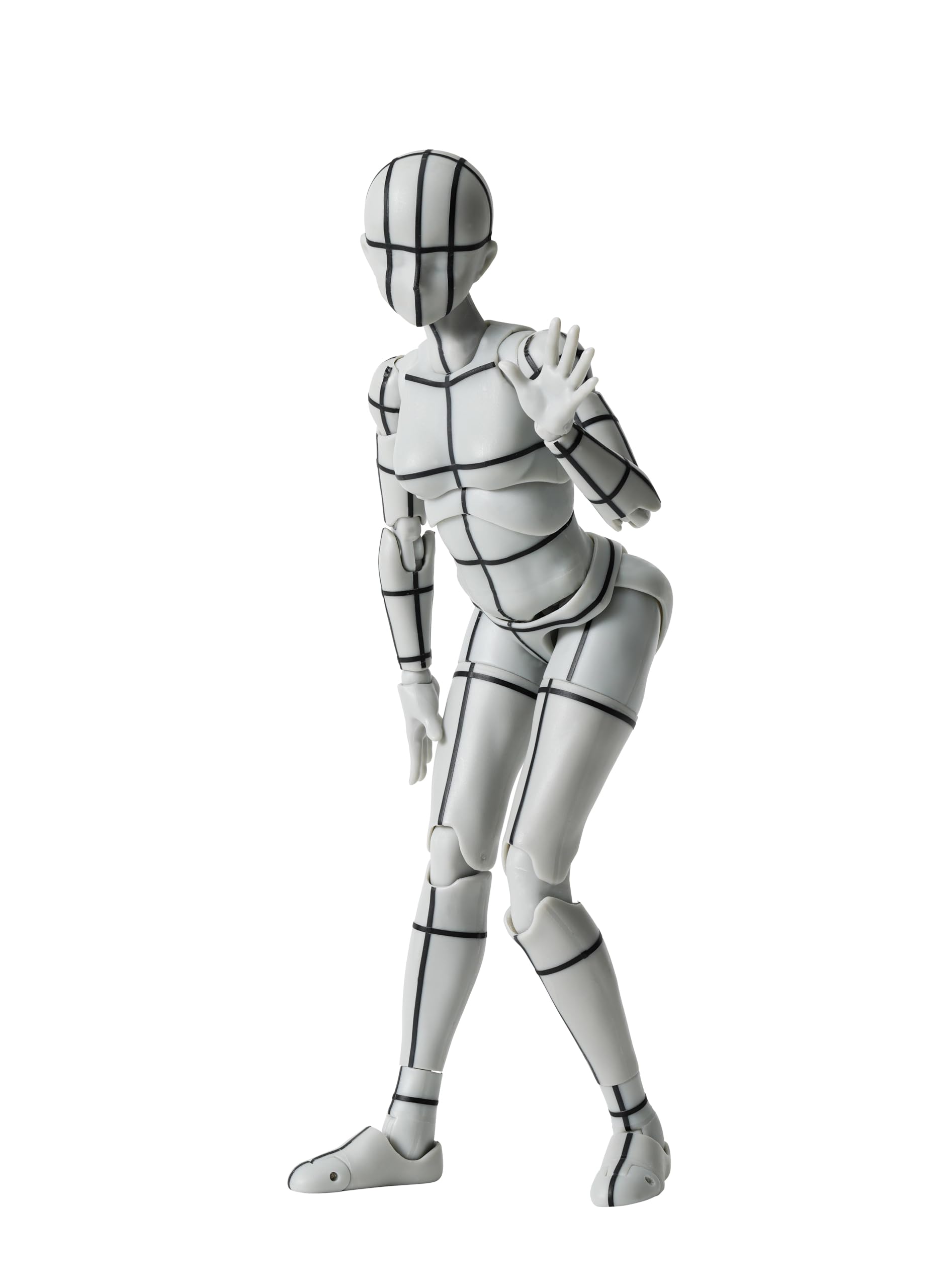

TAMASHII NATIONS S.H.Figuarts Body-chan -Sports- Edition -Wireframe- (Gray Color Ver.) Approximately 135mm PVC & ABS Painted Movable Figure