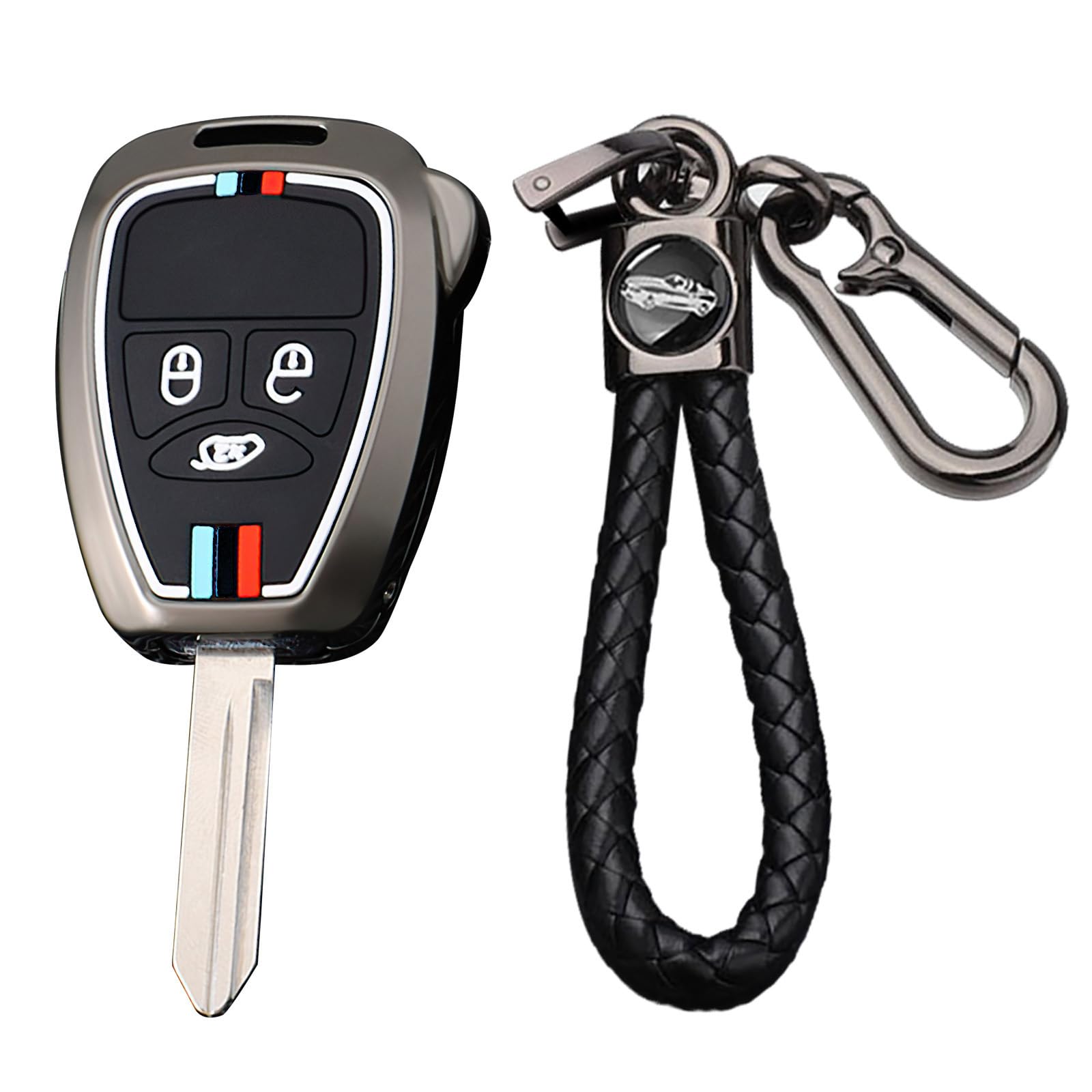 [TECART] Jeep Exclusive Key Case Jeep Chrysler Key Cover Dodge чёрный