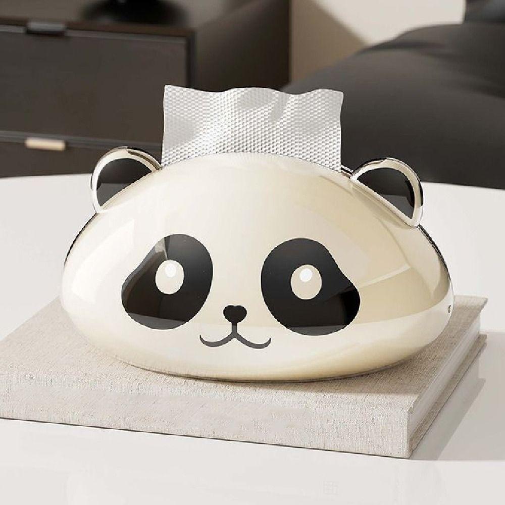 Animal Paper Towel Case Magnetic Panda Paper Container Durable Paper Towel  Dispenser  Kitchen