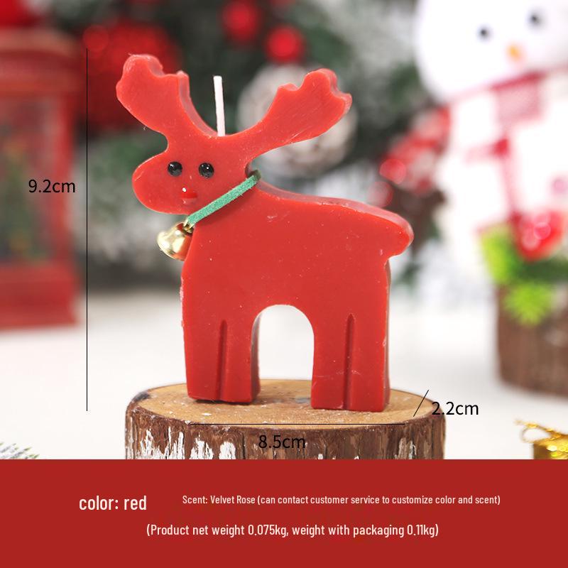 Christmas Reindeer Scented Candle Ornament - Indoor Fragrance