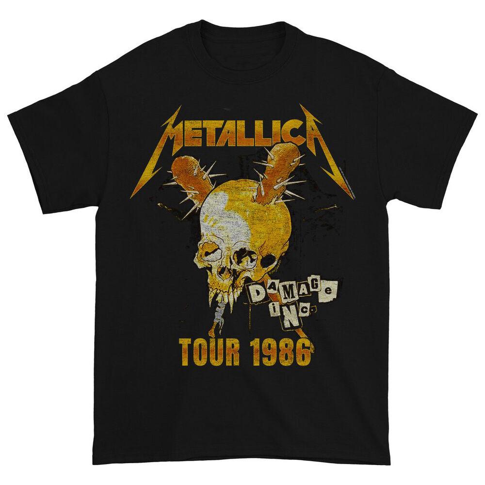 

Двухсторонняя футболка унисекс 1986 года Metallica Orpheum Tour
