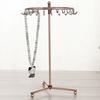 Rotating Jewelry Display Rack Iron Sunflower Rotating Jewelry Stand European Metal Jewelry Storage
