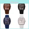 Casual Silicone Mens Watch Quartz Dial Non Mechanical Watch For Mens Wear