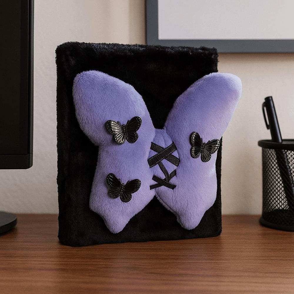 3-Inch Detachable Card Book Furry Cover Loose Leaf Album High-Quality Korean Album Photo Storage