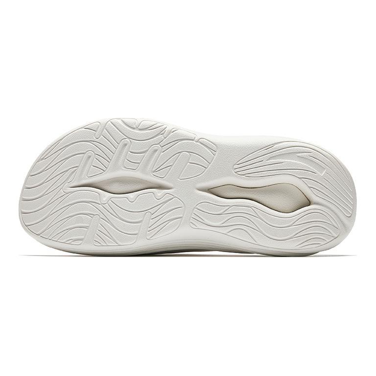 Anta Versatile Casual Trendy Comfortable Shock Absorbing Non-Slip Slide Sandals Men Footwear Ivory-White 112538528-3