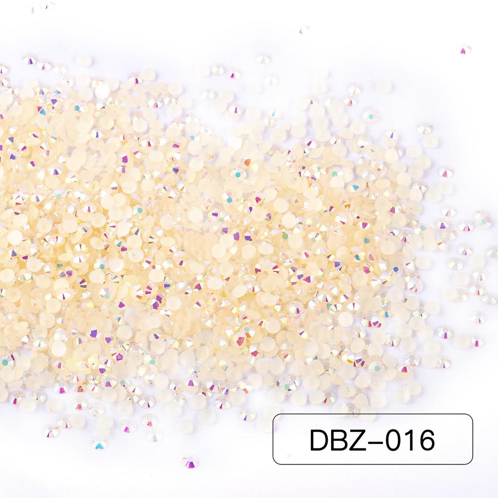 Nail Art Jewelry Super Flash Solid Color Candy Resin Flat Bottom Sticker Diamond Diy Material Mobile Phone Case Violent Bear Accessories