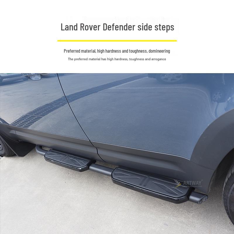 Compatible Aluminum Alloy Side Steps for 2020 Land Rover Defender 110