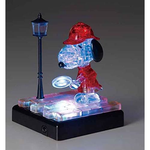 34 Piece Crystal Puzzle Detective Snoopy