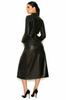 Trench Coat Black Handmade Lambskin Genuine Leather Casual Stylish Fit New Women