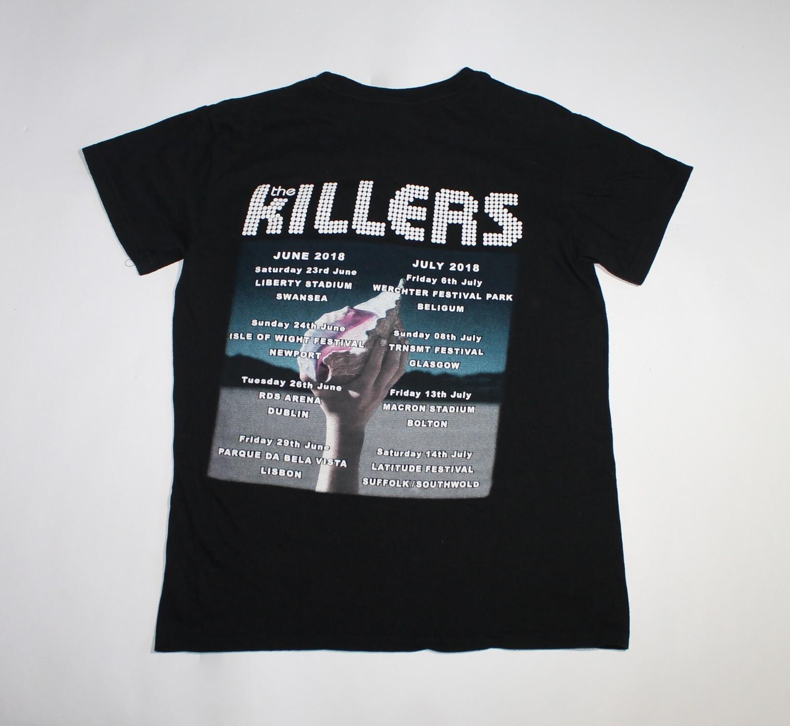 New The Killers Shirt UK & European Tour 2018 Indie Rock Band Shirt Men s Tee Small M