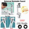 2/3 Modes Universal Kitchen Faucet Adapter 360° Rotation Faucet Filter Extenders Kitchen Gadgets Spray Water Saving Tap Nozzle