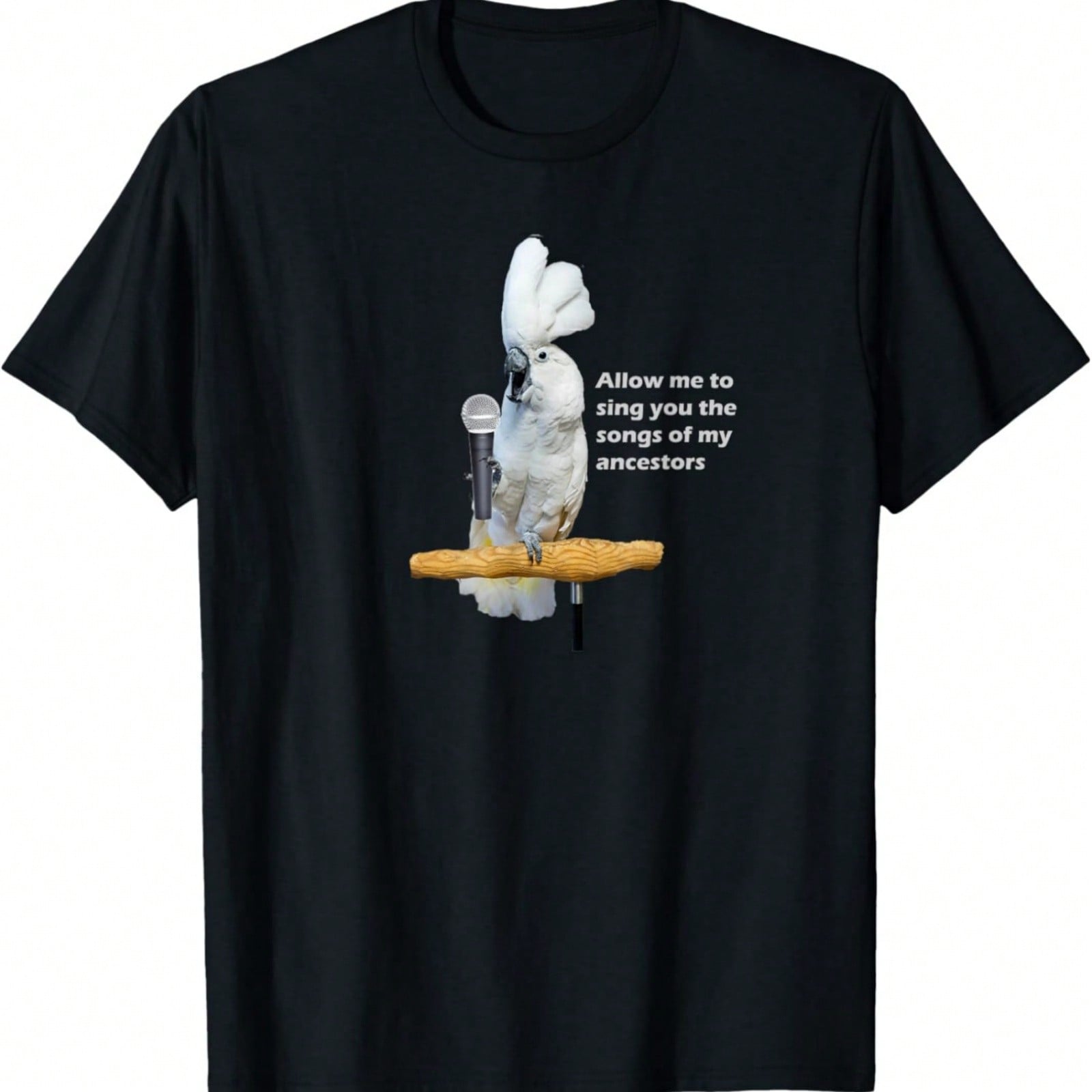 Singing Umbrella Cockatoo T-Shirt S