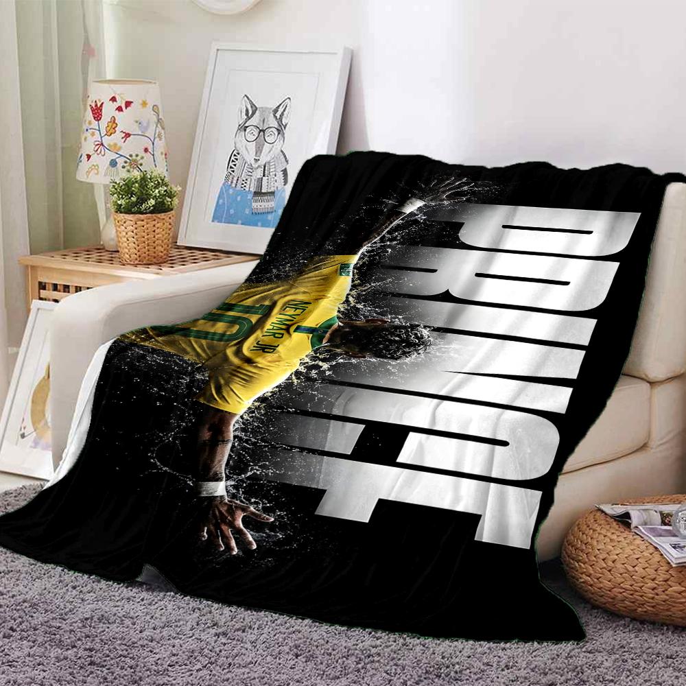 Prince Soccer printed flannel breathable and warm blanket, a stylish home gift, suitable for home, office and bedspread use. 15a166