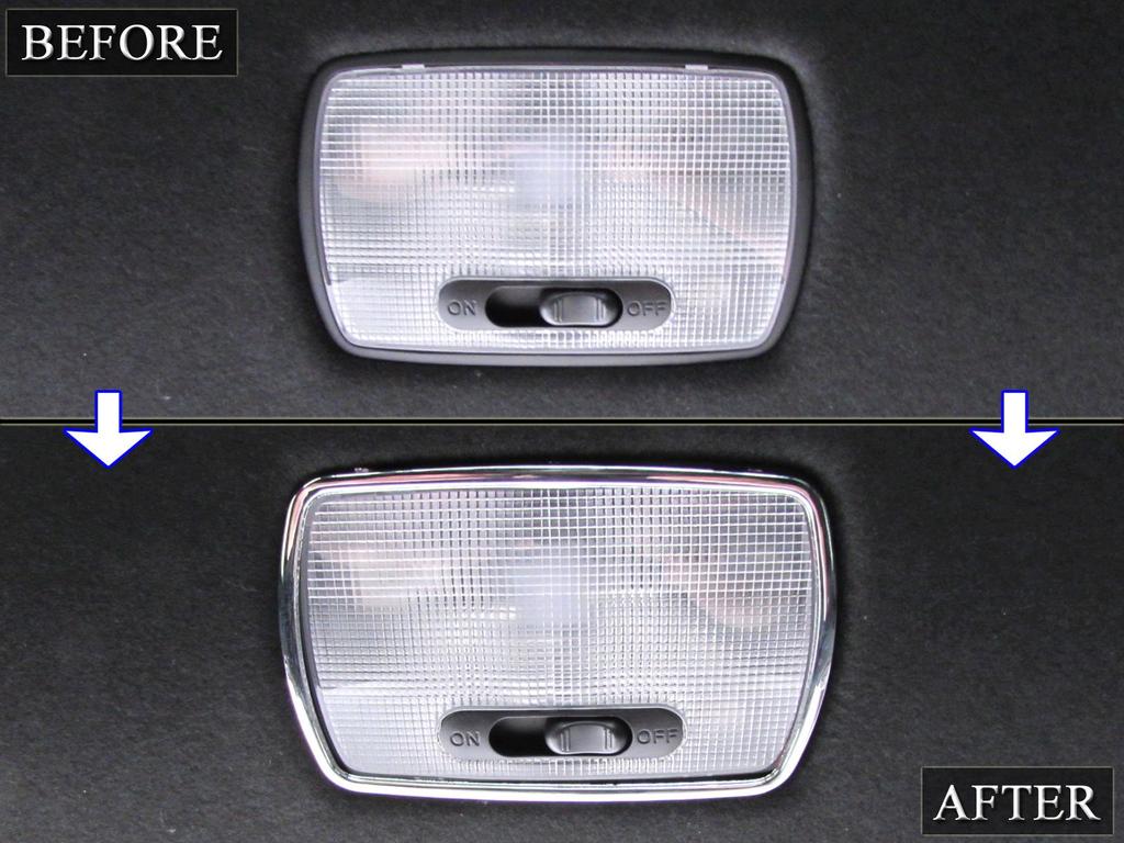 BRIGHTZ Custom Chrome Interior Lamp Ring Map Lamp for JF BOX 27760 N-BOX JF3/JF4 (1PC) [INT-ETC-131-1PC] F3/F4/3/4 N-BOX Custom, NBOX, N-BOX, N-BOX