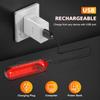 USB Rechargeable LED Bike Tail Lights 2 Pack, Bright Bicycle Cycling Rear Light,