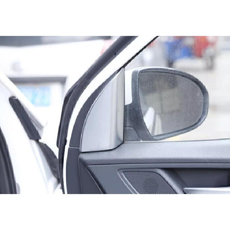 For Hyundai Tucson 2016-2021 Matte Silver A Pillar Front Triangle Cover Trim 2PC