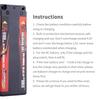 SUNPADOW S-ERC Series 5100mAh 7.4V 2S 70C LiPo Hard Case for RC Trucks, RC Truggys, RC Unmanned Helicopters, FPV Racing