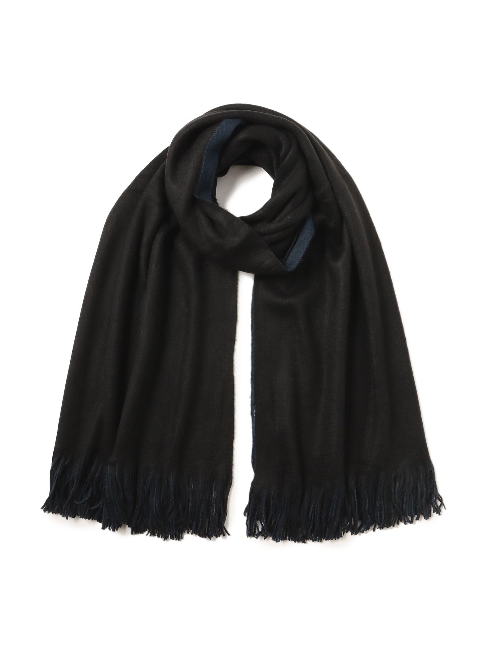 

Beams Heart Reversible Russell Knit One Size Scarf, Women s, Black, чёрный