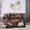 I Am Yelling Carl Funny Donut Cat Blanket Velvet Dungeon Crawler Carls Breathable Warm Throw Blanket for Home Outdoor Quilt