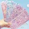 Cartoon 3D Solid Relief Crystal Children'S Reward Stickers Handmade Diy Aesthetic Decorative Stickers Ccd Sticker Decoration