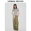 Women's Elastic Waist Wide-Leg Pants