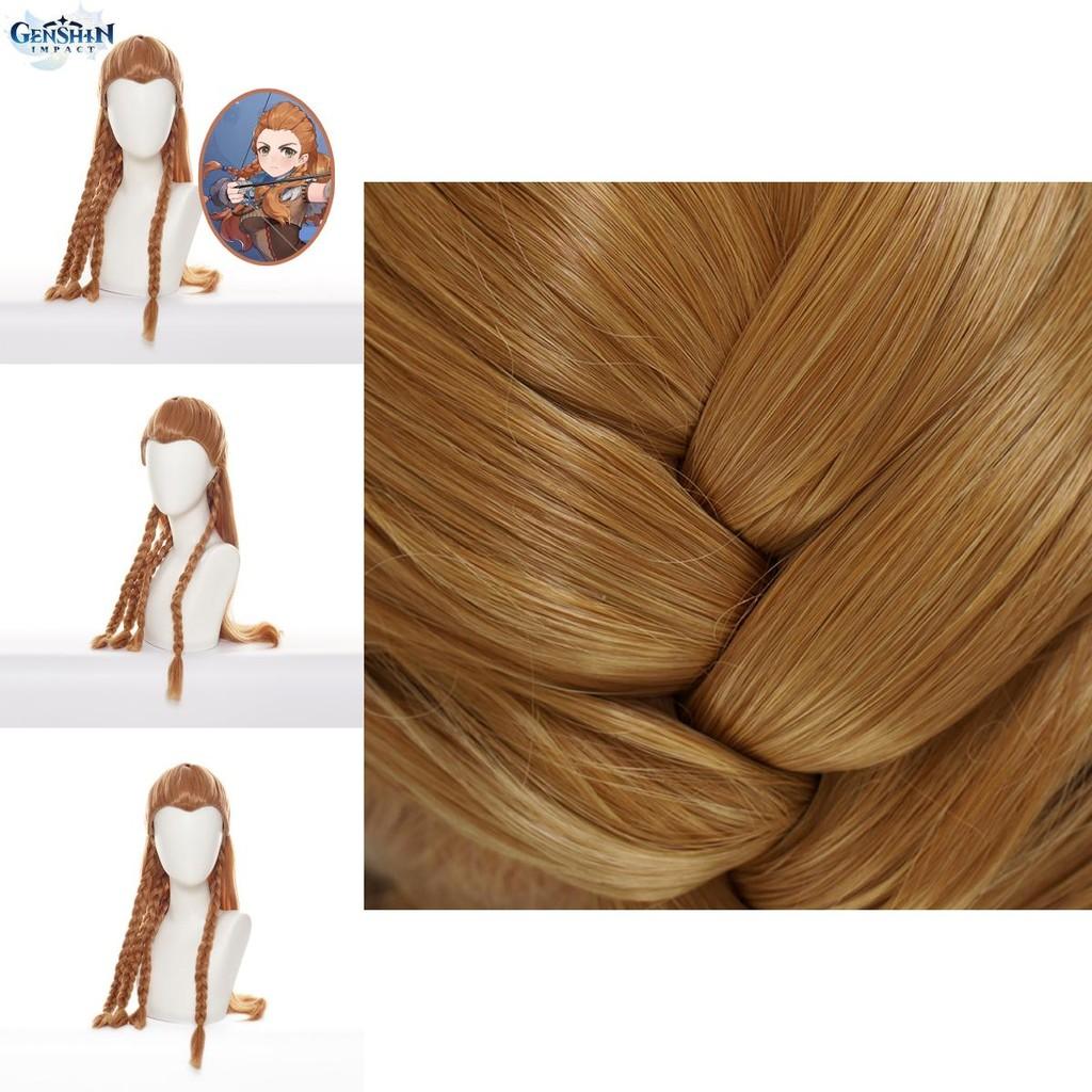 Genshin Impact Aloy Cosplay Wig Long Hair Halloween Costume Ideas
