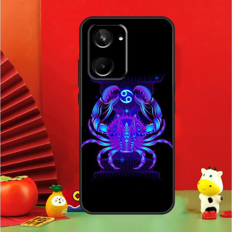 Neon Zodiac Signs For Realme 15 Pro GT7 GT6 10 11 12 13 14 Pro Plus C65 C67 C63 C61 C51 C53 C35 C75 C55 Case