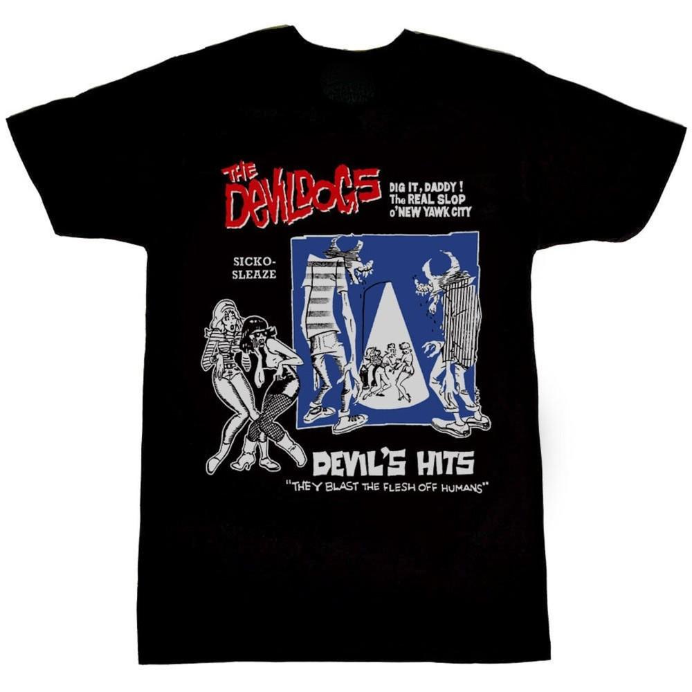 Vintage Devil Dogs Devil s Hits Heavy Cotton Black S-234XL Unisex Shirt BL148 Unisex T-Shirt XL