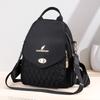 Oxford Cloth Backpack for Women Traveling and Going Out Middle-aged Mother with Shoulder Embroidery Thread Multi-purpose Backpack