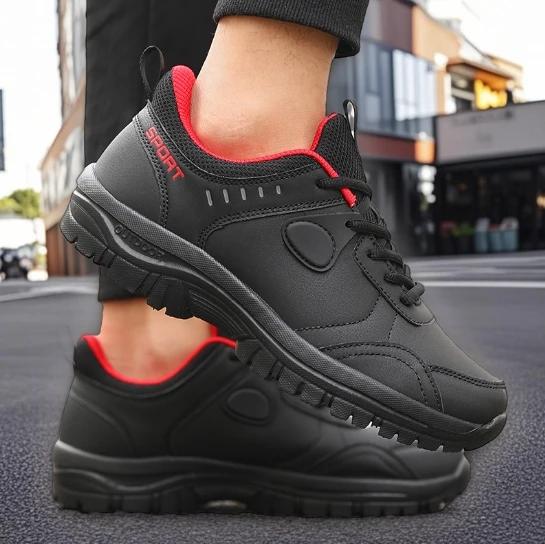 Men's Running Jogger Shoes Outdoor Waterproof Excursions Adventure Shoes Comfortable Athletic Nonskid Sneakers Tenis Masculino
