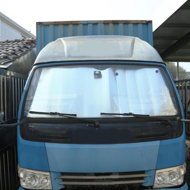 220cmx80cm LKW Windschutzscheiben Sonnenschutz Auto Fenster Sonnenblenden Anti-UV Verdickte Sonnenschutzabdeckung Faltbare Windschutzscheiben Blockabdeckung