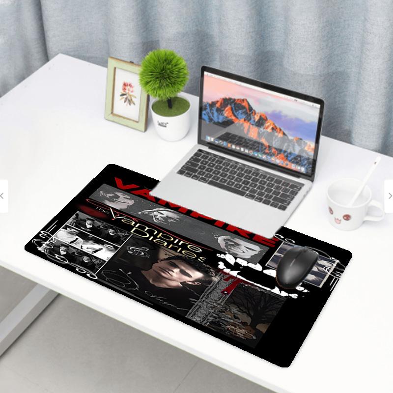 The Vampire Diaries Print Mouse Pad, Anti‑Slip Desktop keyboard Mat, for PC Laptop Gaming Working Daily Use, Cool Festival Surprise Gift
