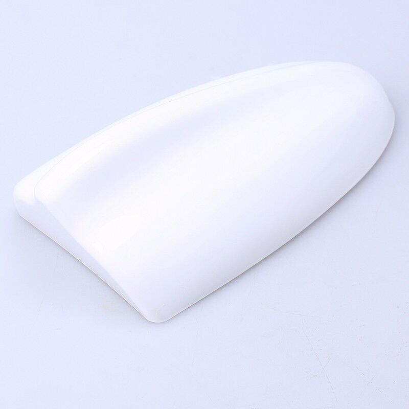 1 Pcs White Big Shark Fin Antenna FM Signal Amplifier Car Roof Decoration Decal