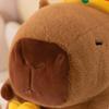 God of Wealth Capybara Plush Toy Cartoon Capibara Fluffty Doll Capybara Plush Doll  Home Decor