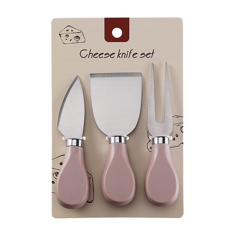 6-Piece Stainless Steel Cheese Knife and Fork Set - Western Style Cutlery
